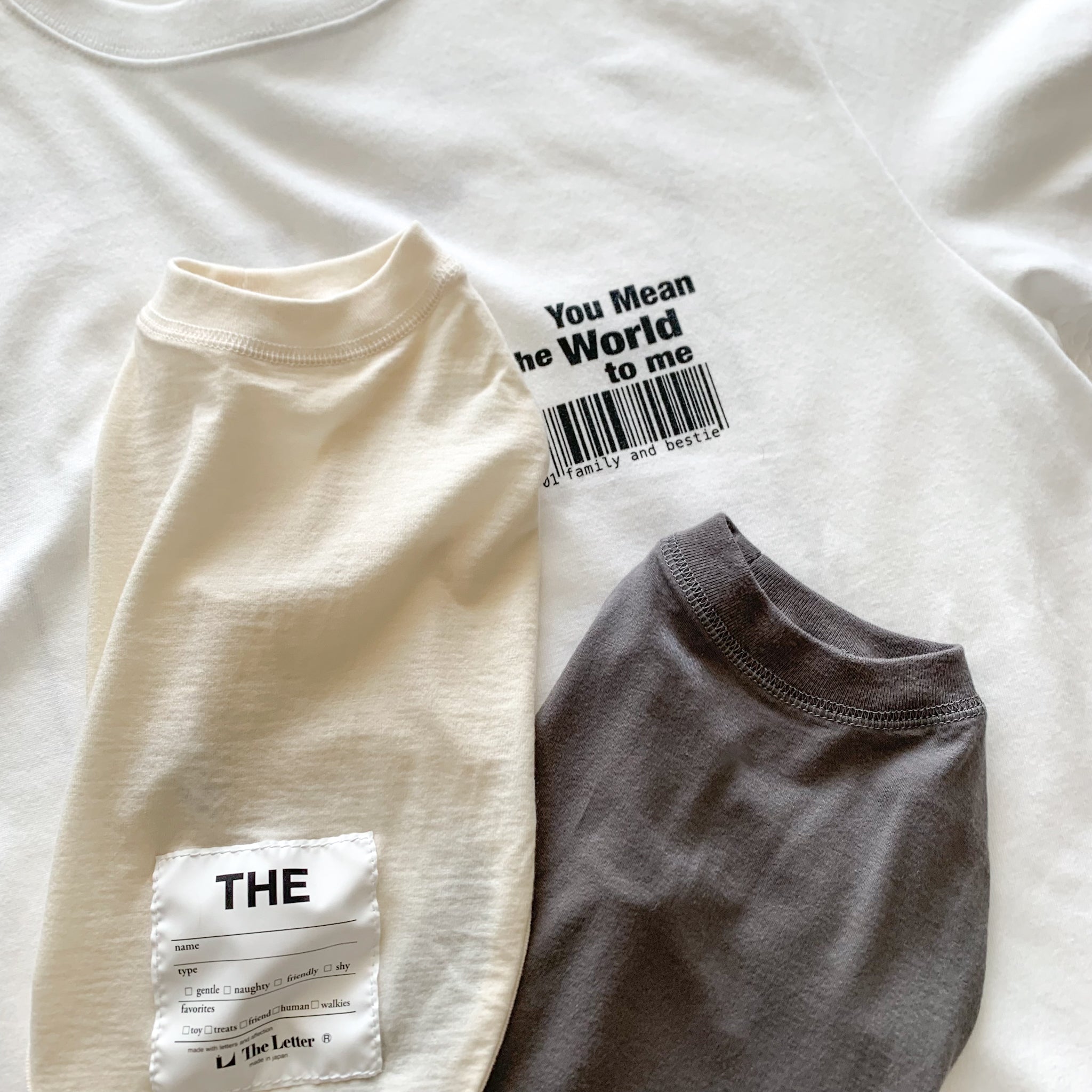 “THE”about my partner Tシャツ(半袖)