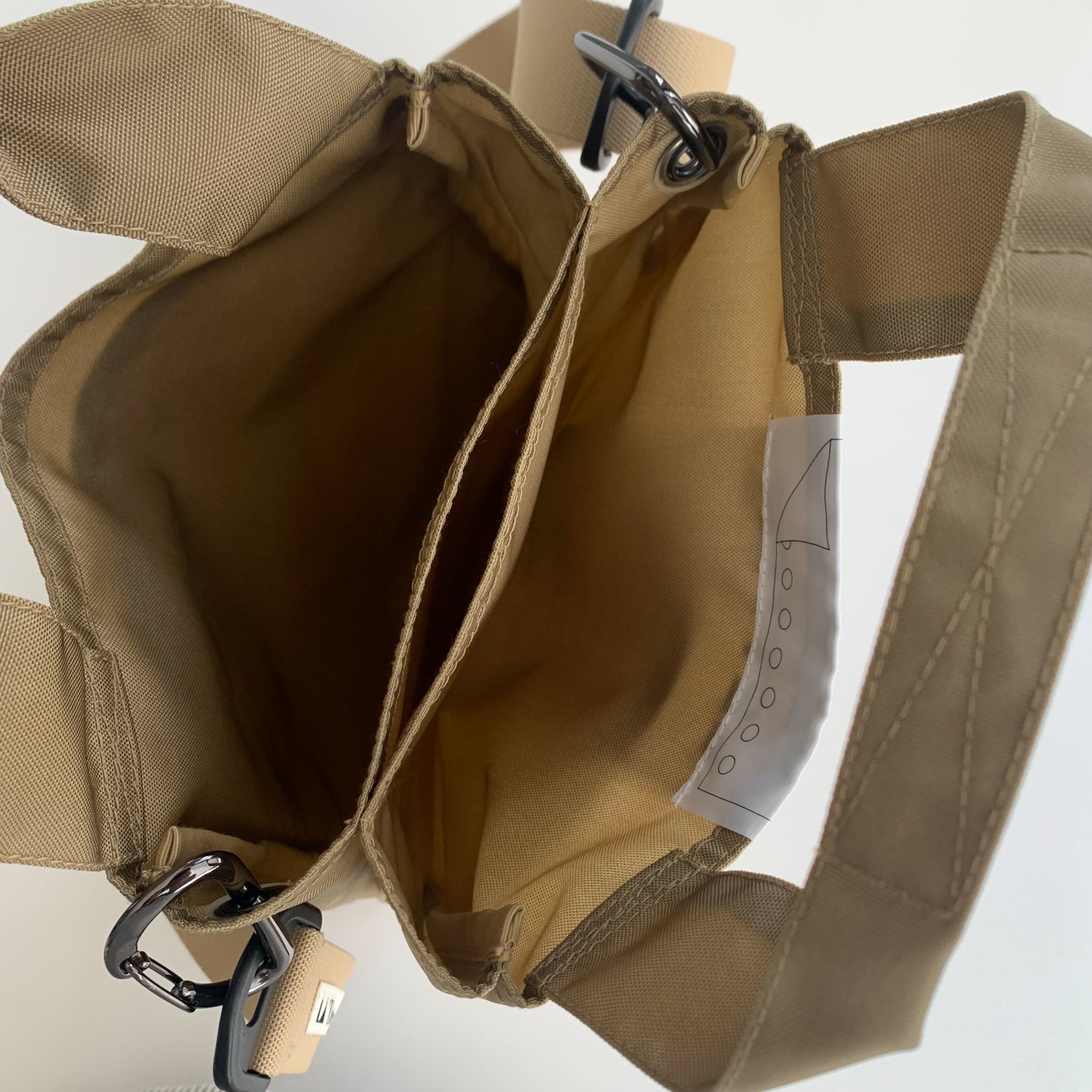 eco/LETTER the BAG(ブラック/ベージュ)