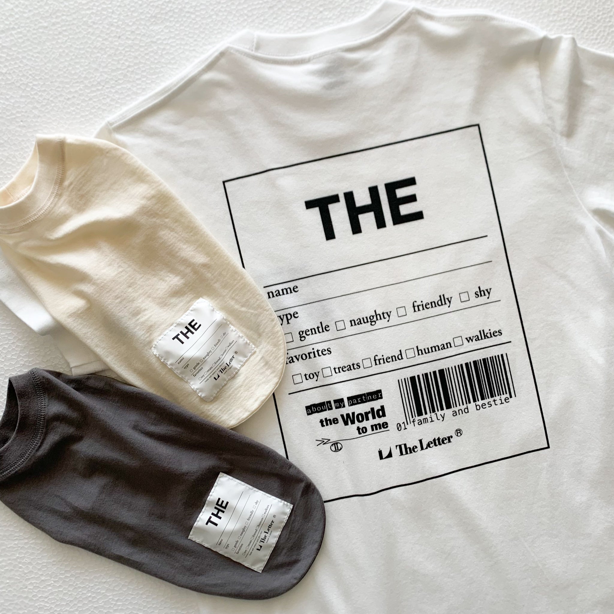 eco/“THE”スーパーストレッチ T (バニラ・ドルフィングレー)
