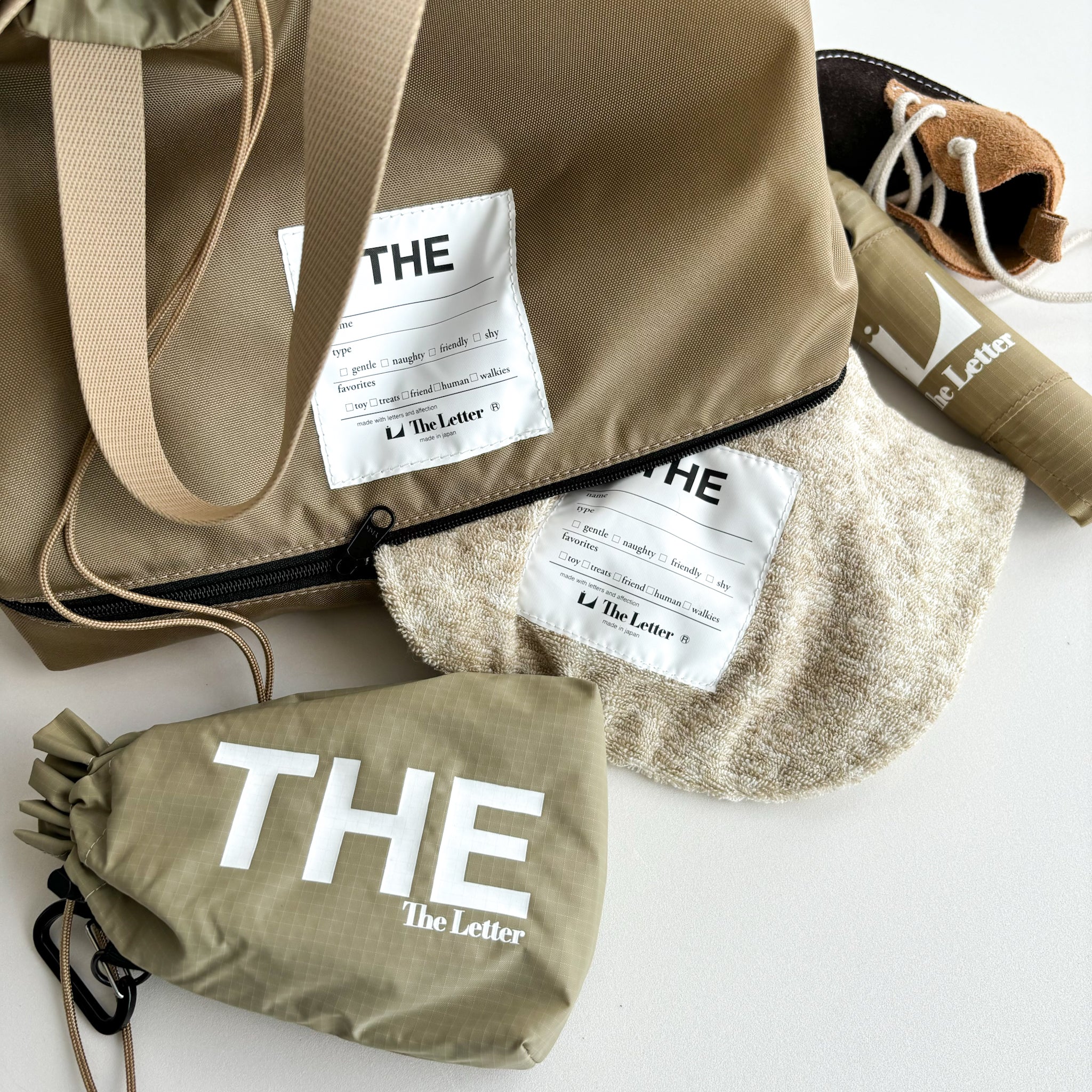 eco/THE ウィークエンダーバッグ(ブラック/ベージュ)