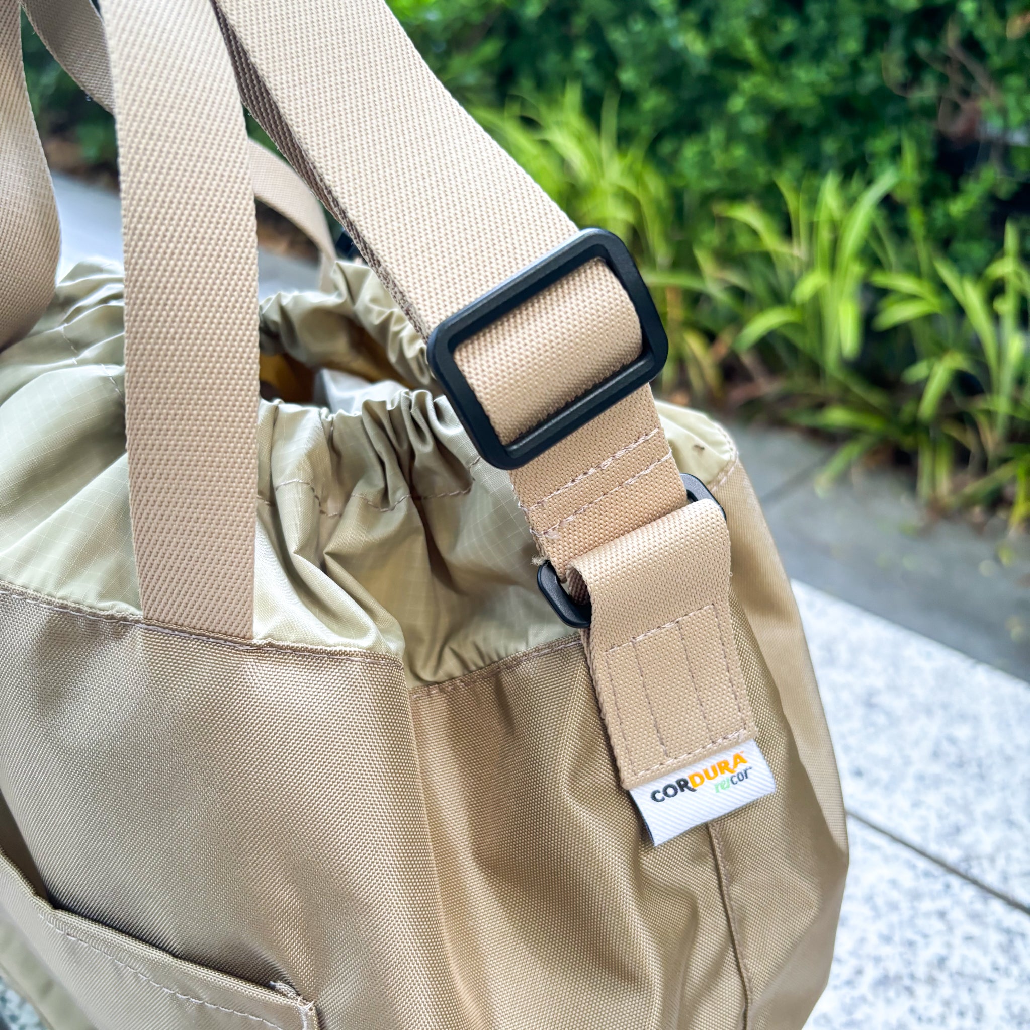 eco/THE ウィークエンダーバッグ(ブラック/ベージュ)