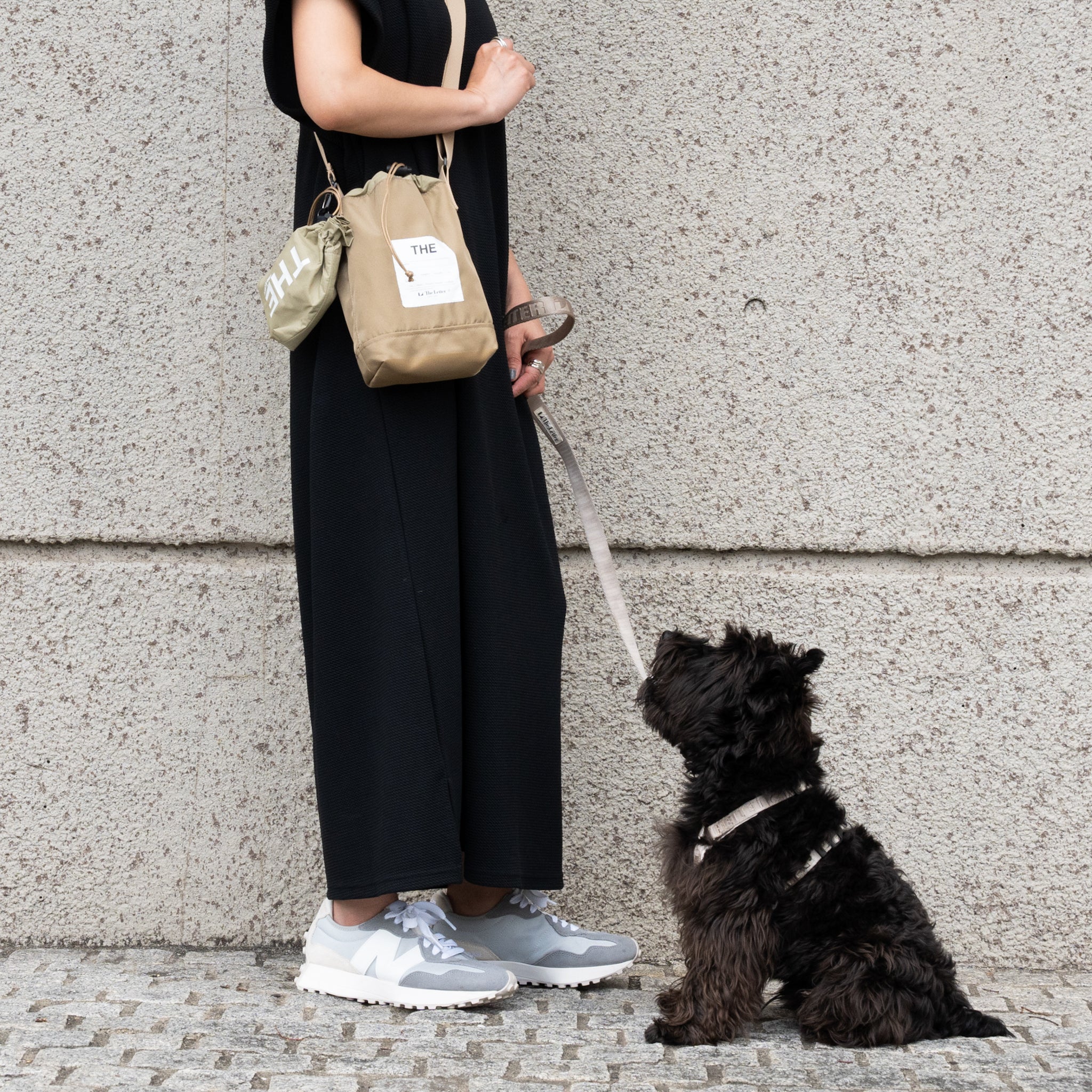 eco/THE ウォーターバッグ(ブラック/ベージュ)