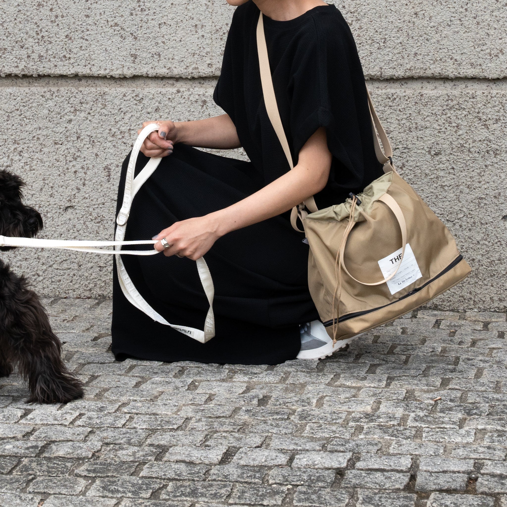 eco/THE ウィークエンダーバッグ(ブラック/ベージュ)