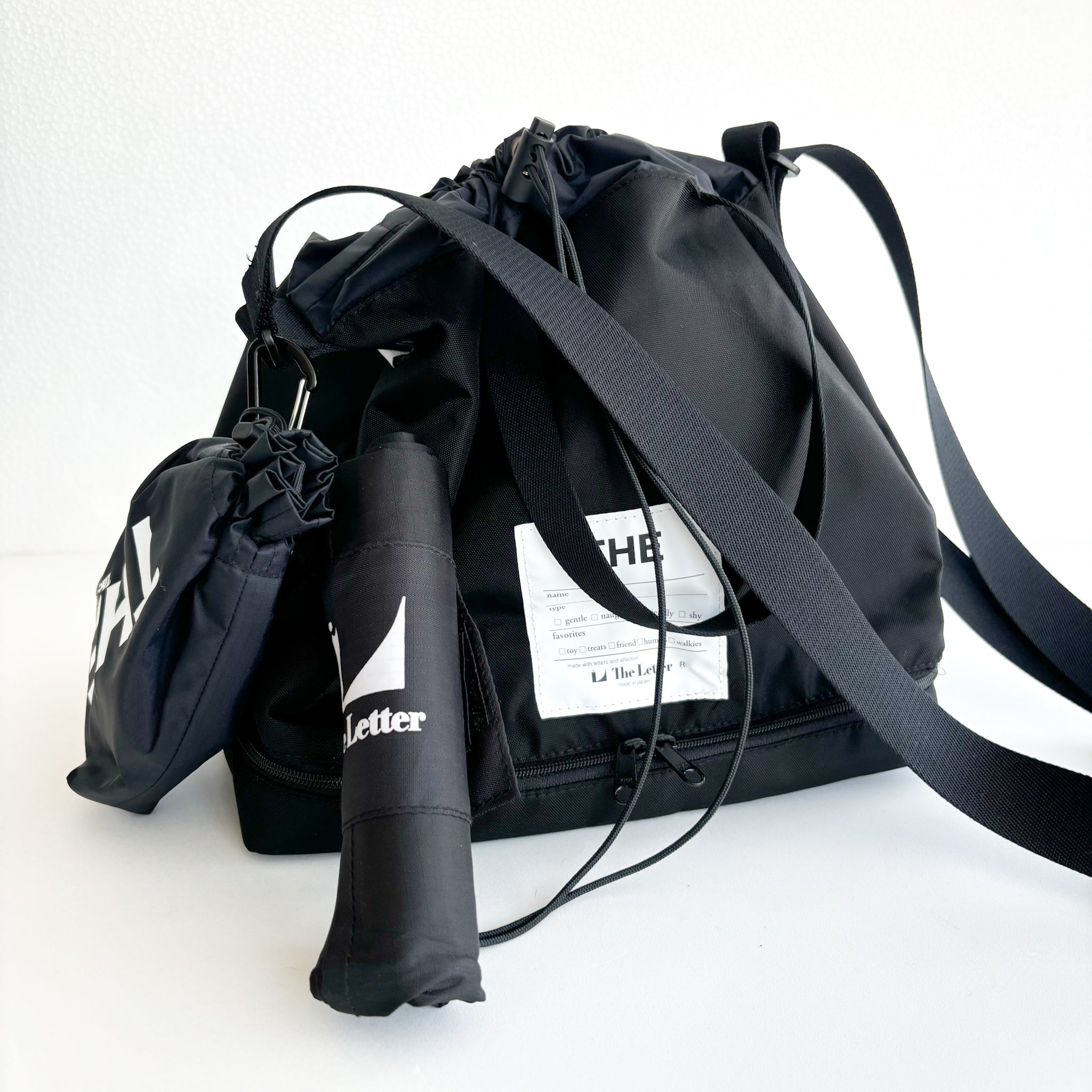 eco/THE ウィークエンダーバッグ(ブラック/ベージュ)