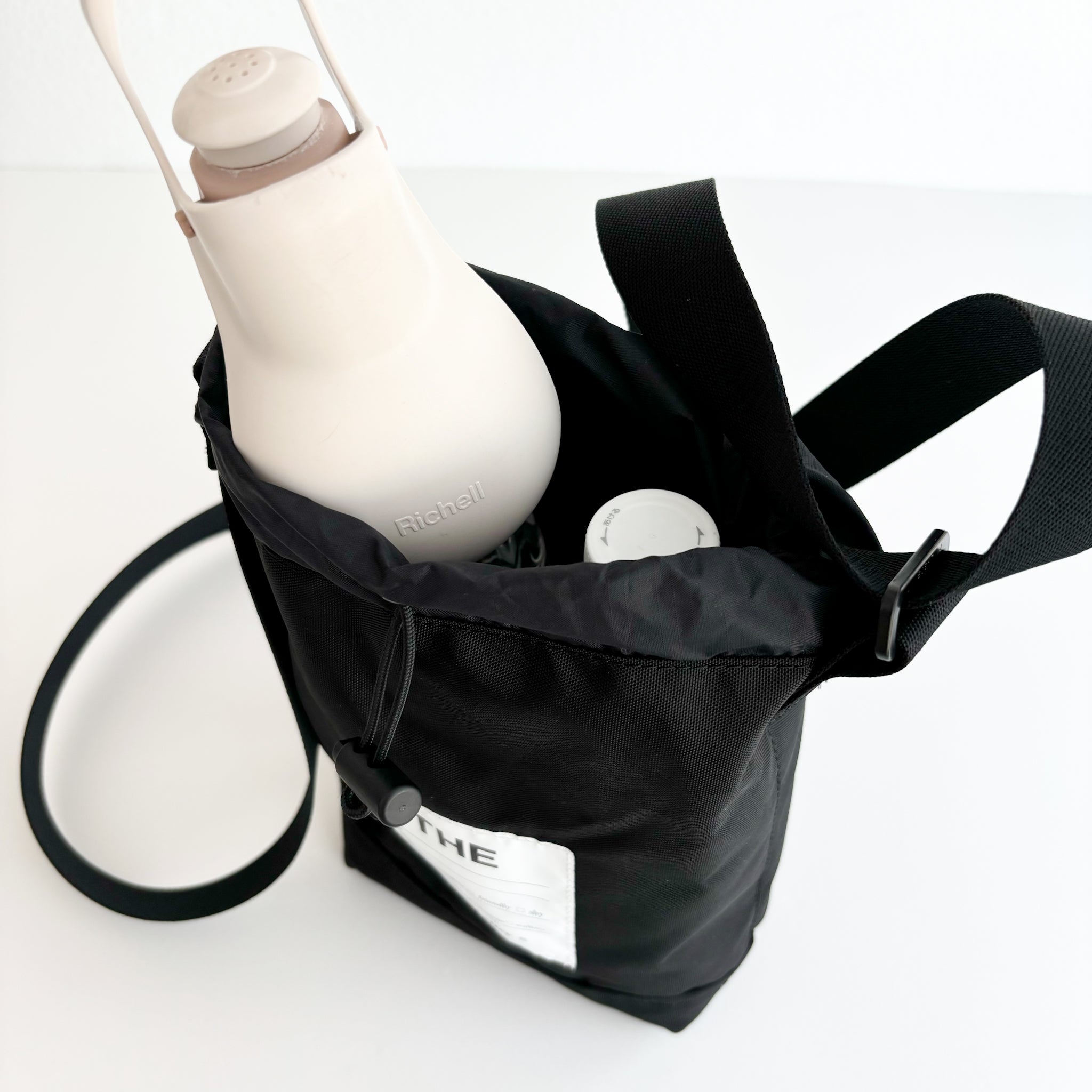 eco/THE ウォーターバッグ(ブラック/ベージュ)