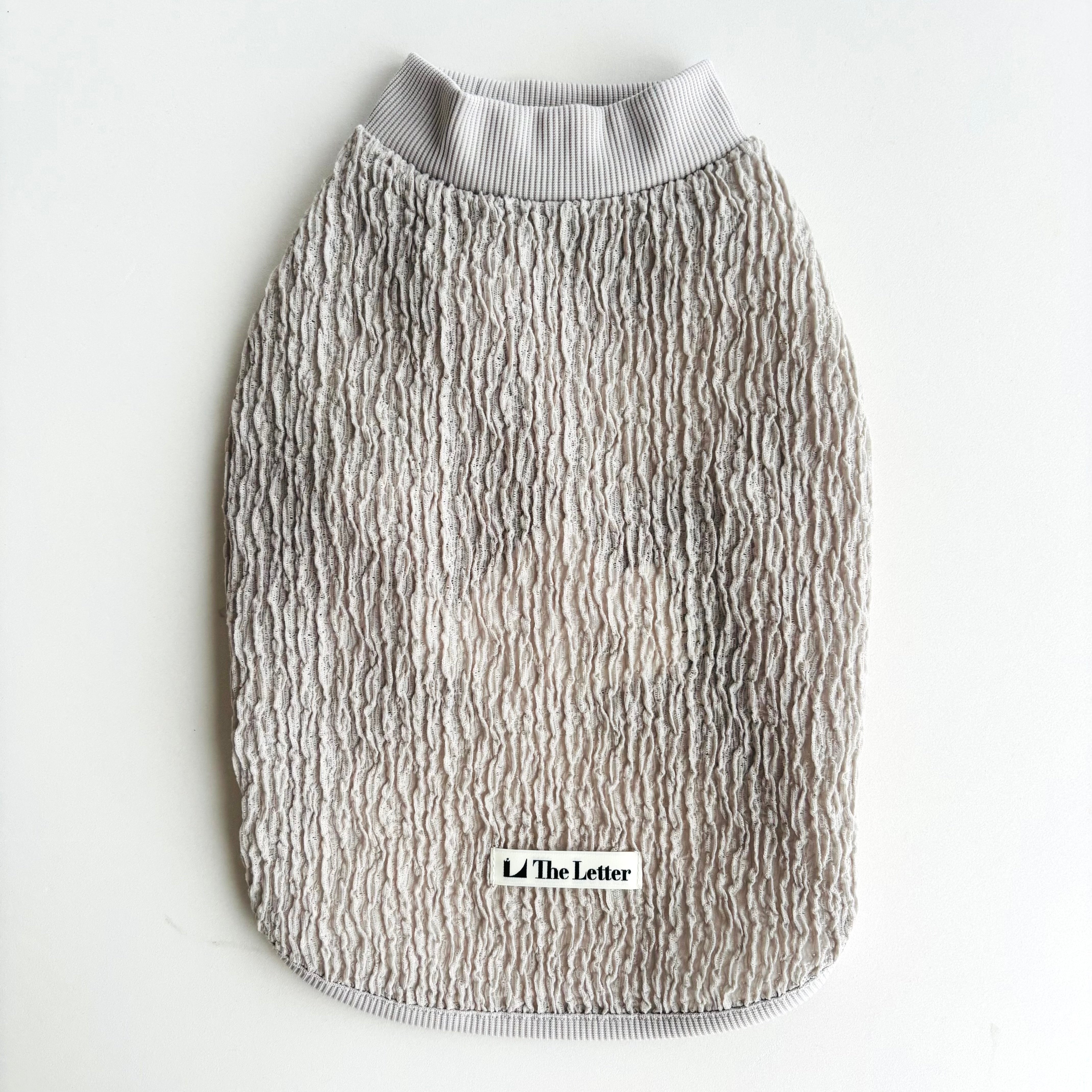 メタリックライン ドレスライクT(ラベンダー/グレージュ/グリーン)