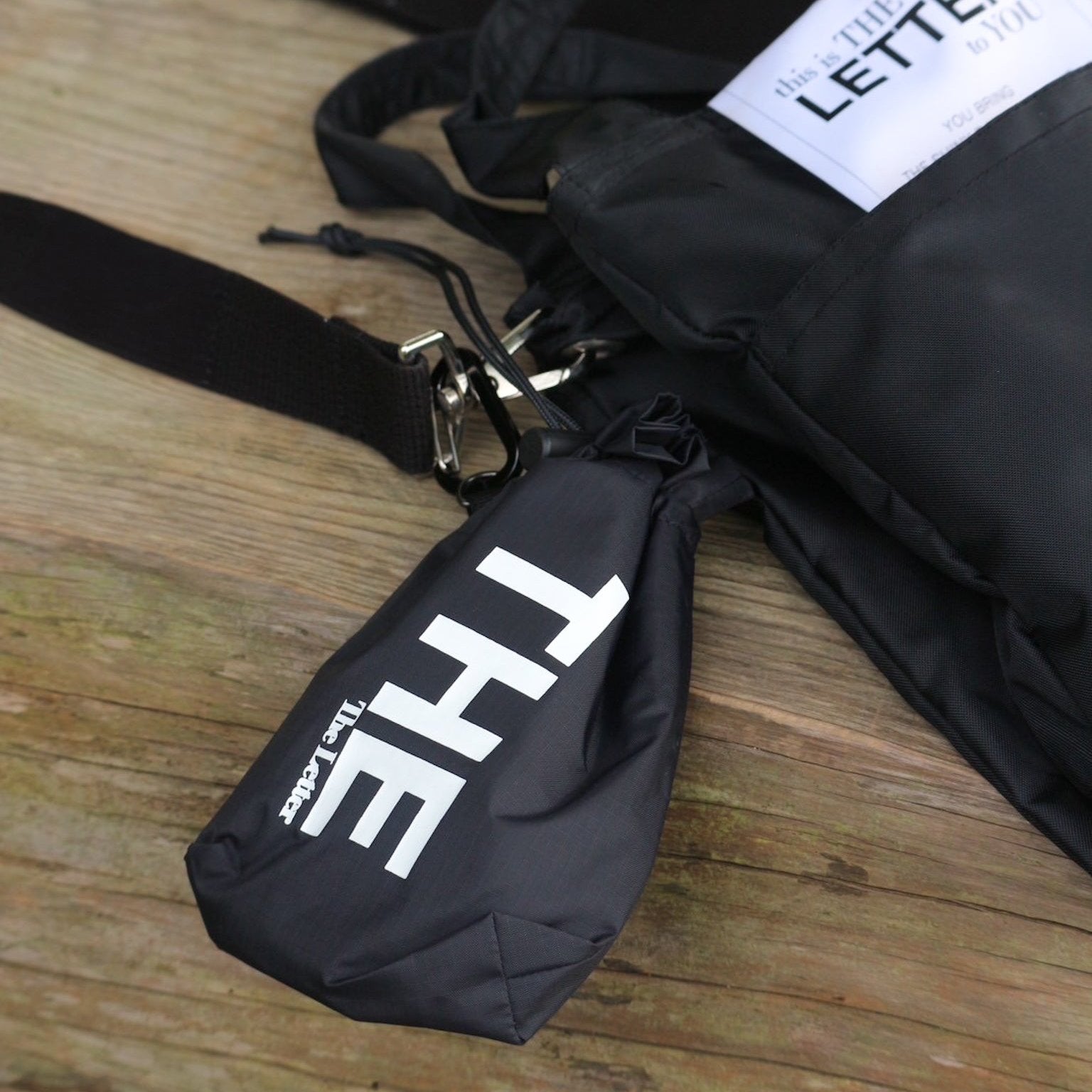 eco/THE mini マルチポーチS(ブラック/ベージュ/ライトグレー)