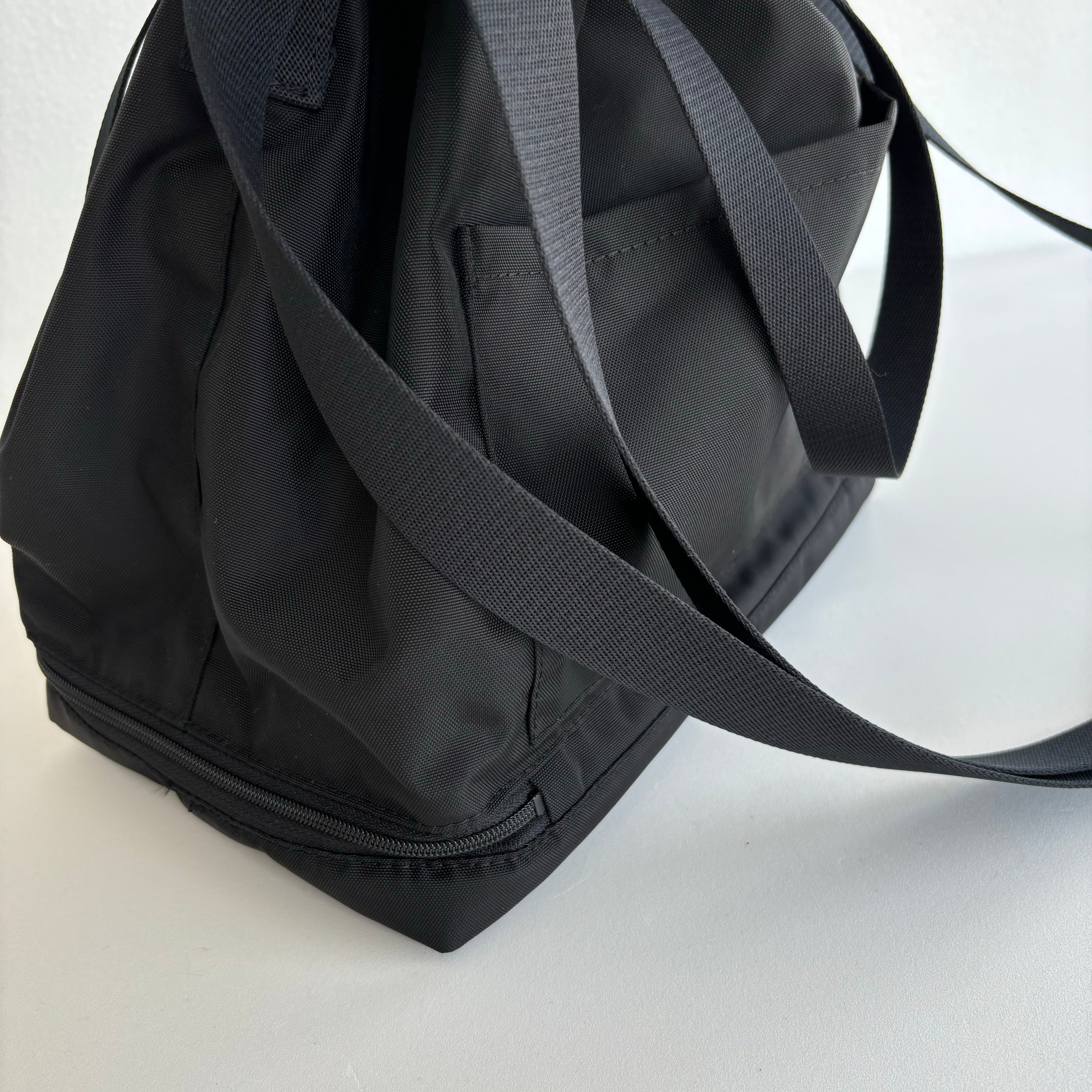 eco/THE ウィークエンダーバッグ(ブラック/ベージュ)