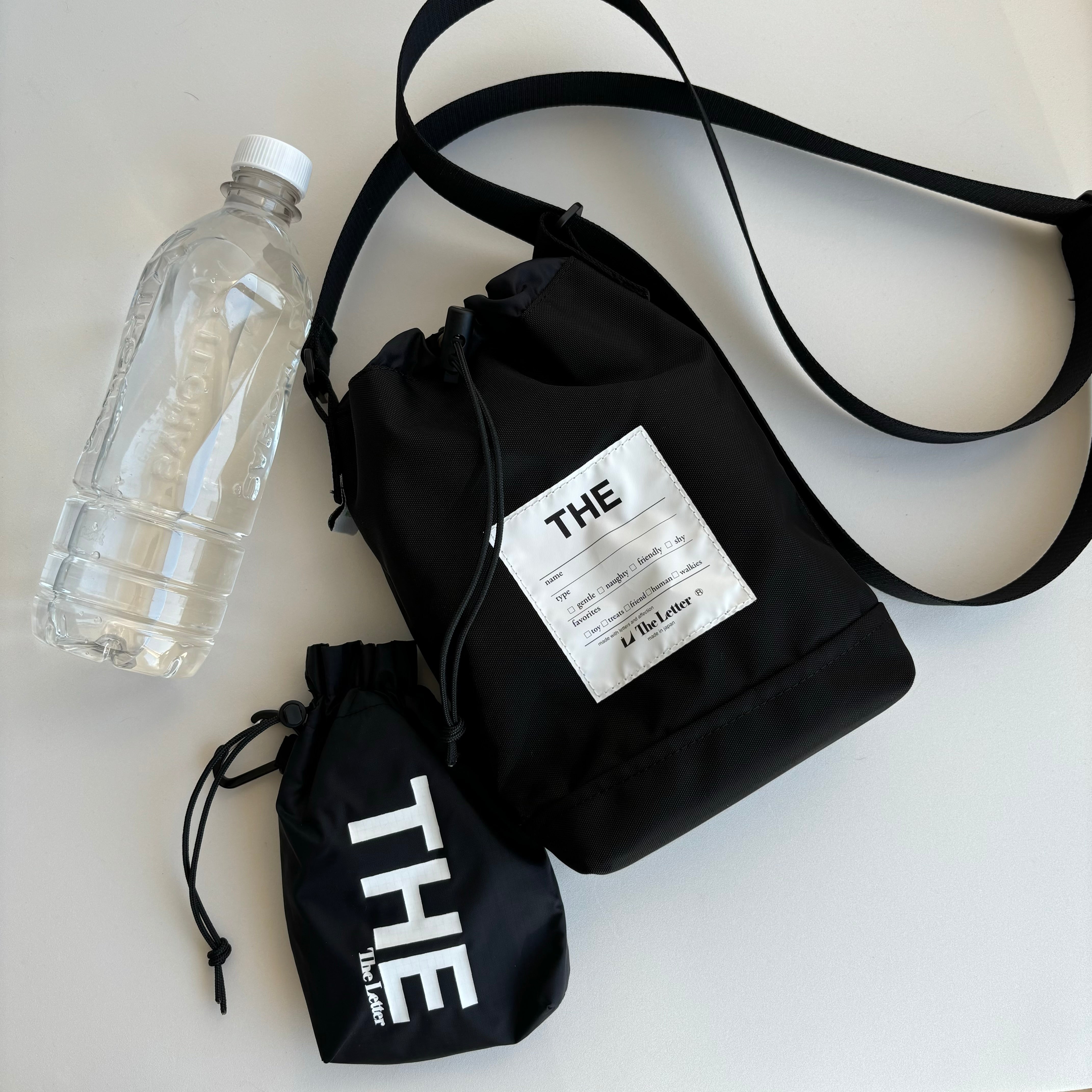 eco/THE ウォーターバッグ(ブラック/ベージュ)