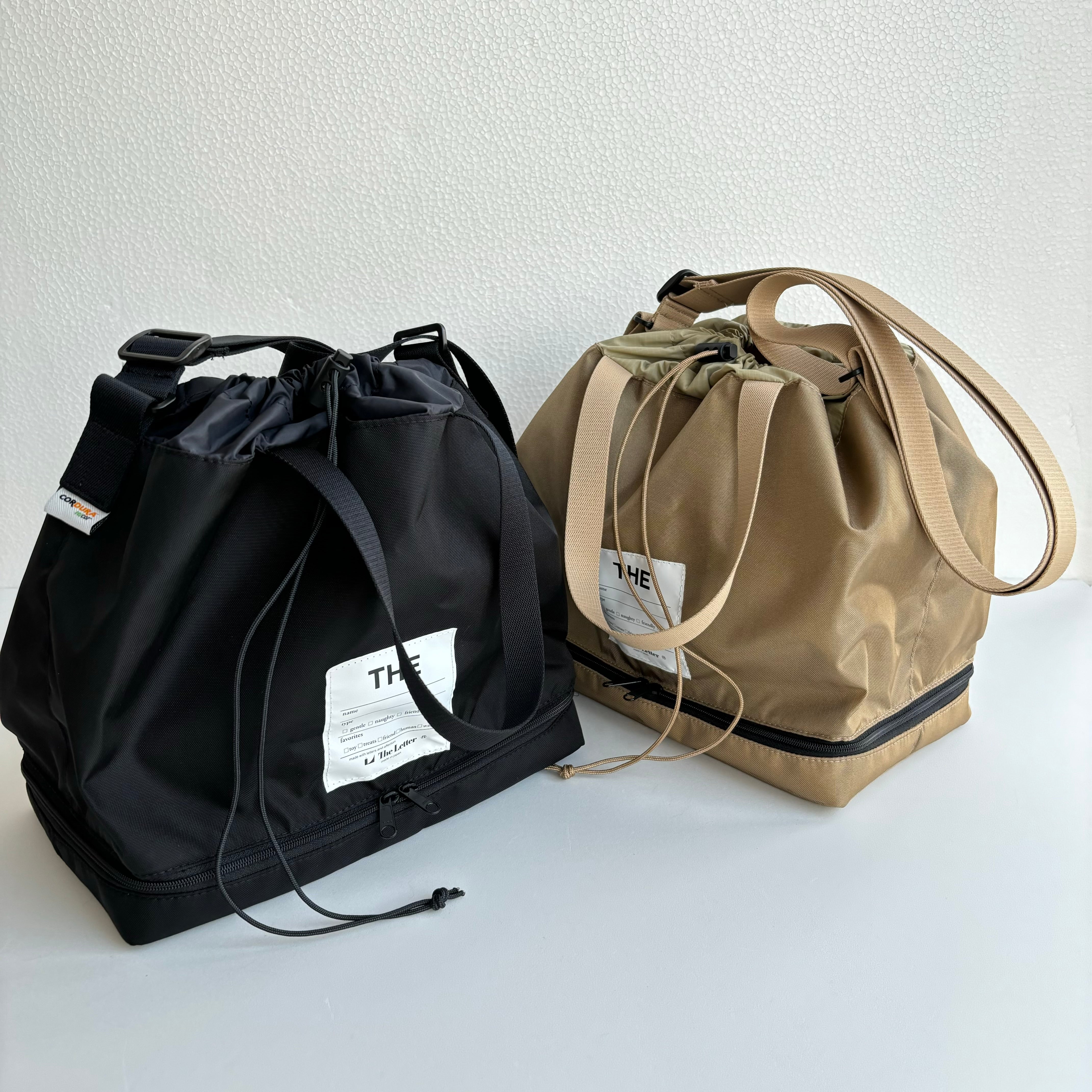 eco/THE ウィークエンダーバッグ(ブラック/ベージュ)