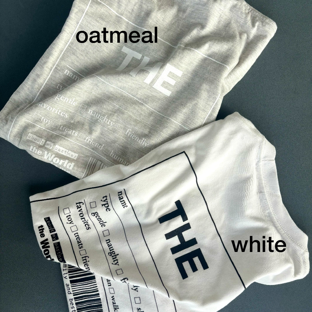 “THE”about my partner Tシャツ(半袖)