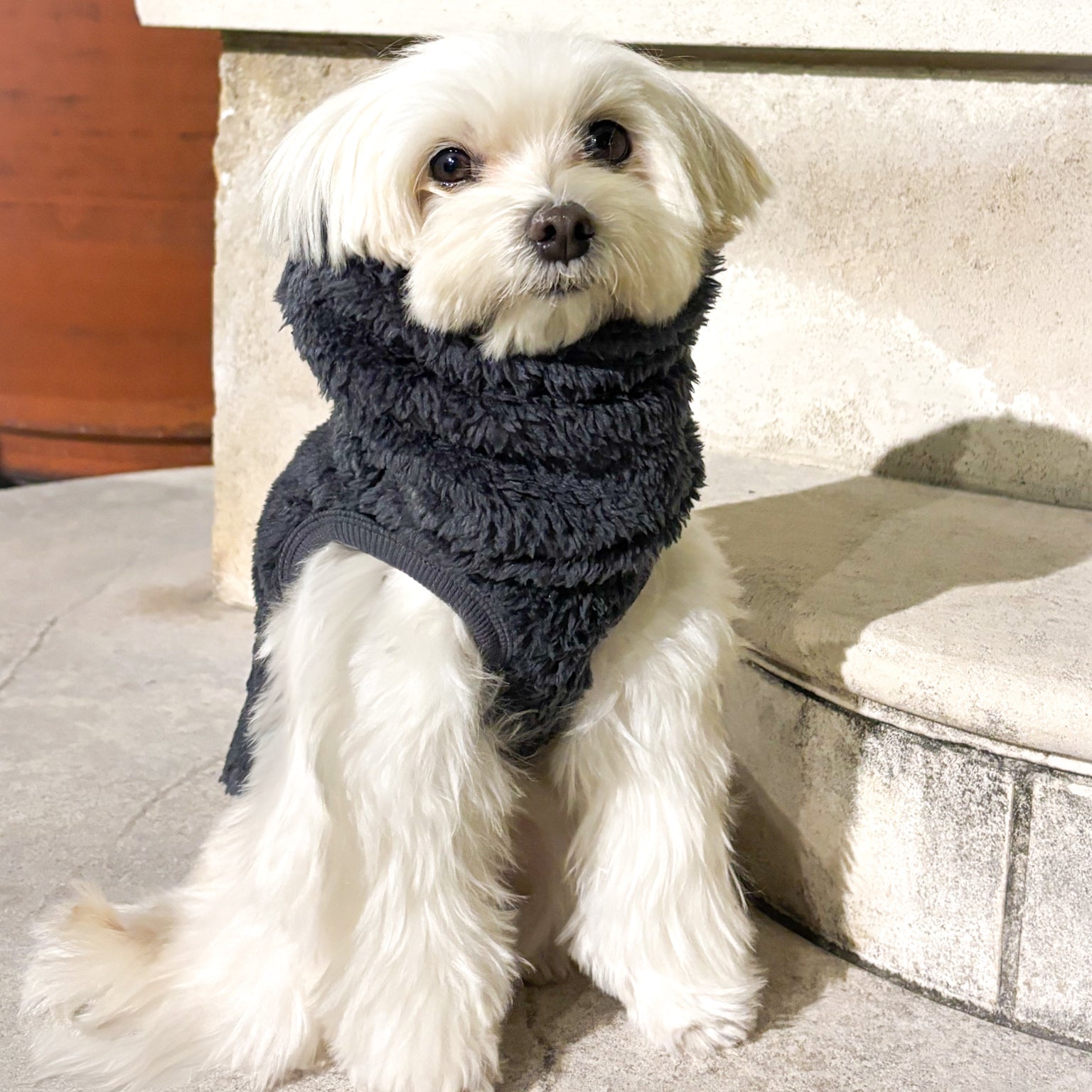 プレミアムBT ストレッチボアフリース T(ブルーグレー/スノーホワイト)