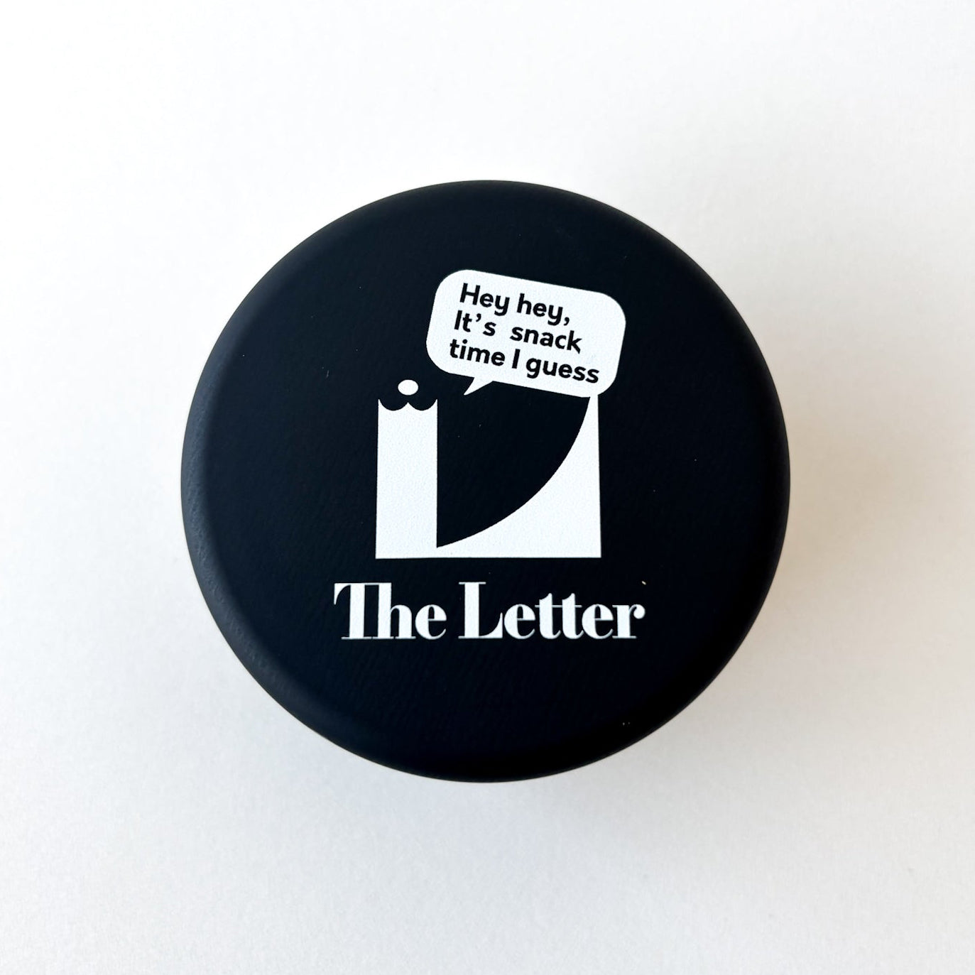 The Letter トリーツ缶(ブラック/ホワイト)