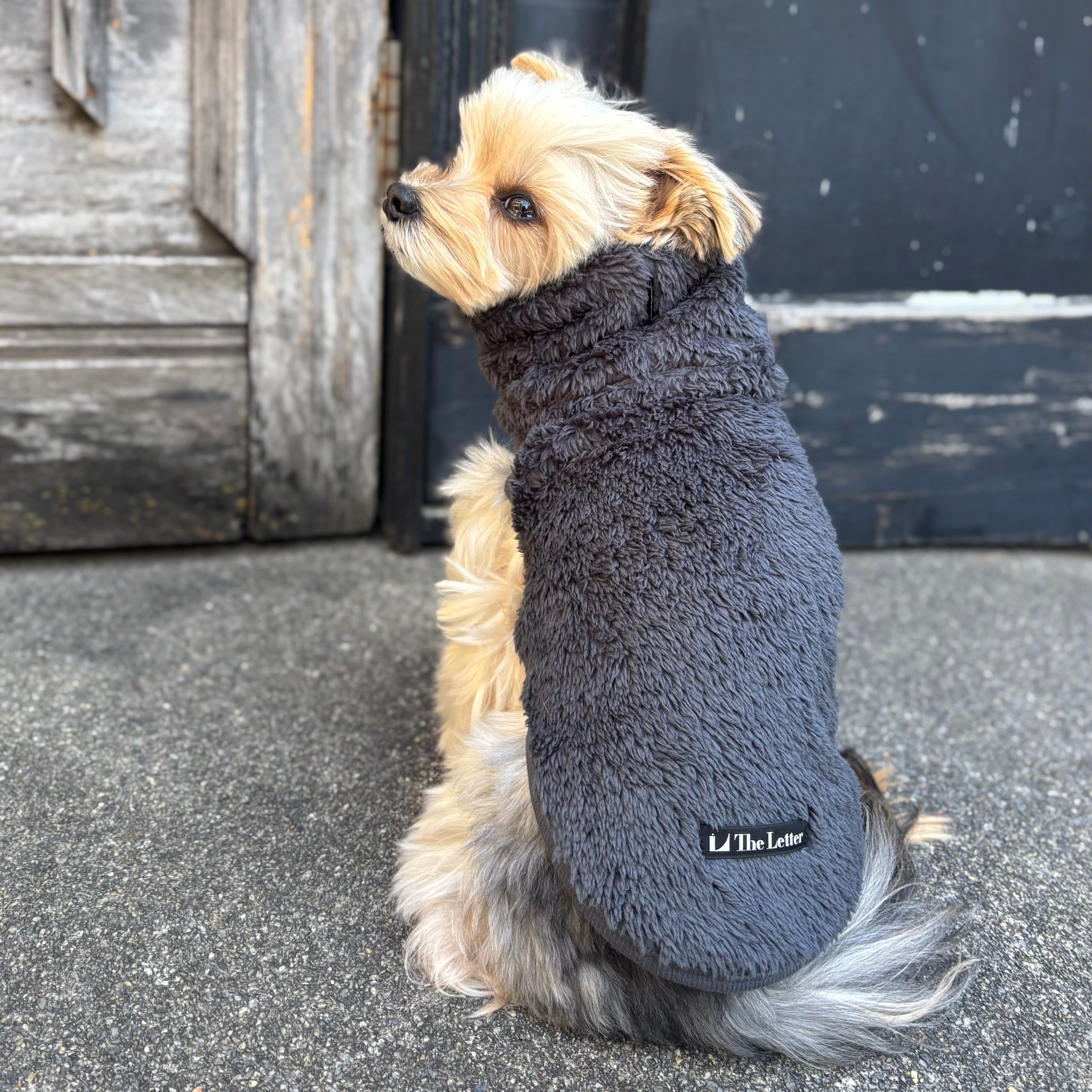 プレミアムBT ストレッチボアフリース T(ブルーグレー/スノーホワイト)