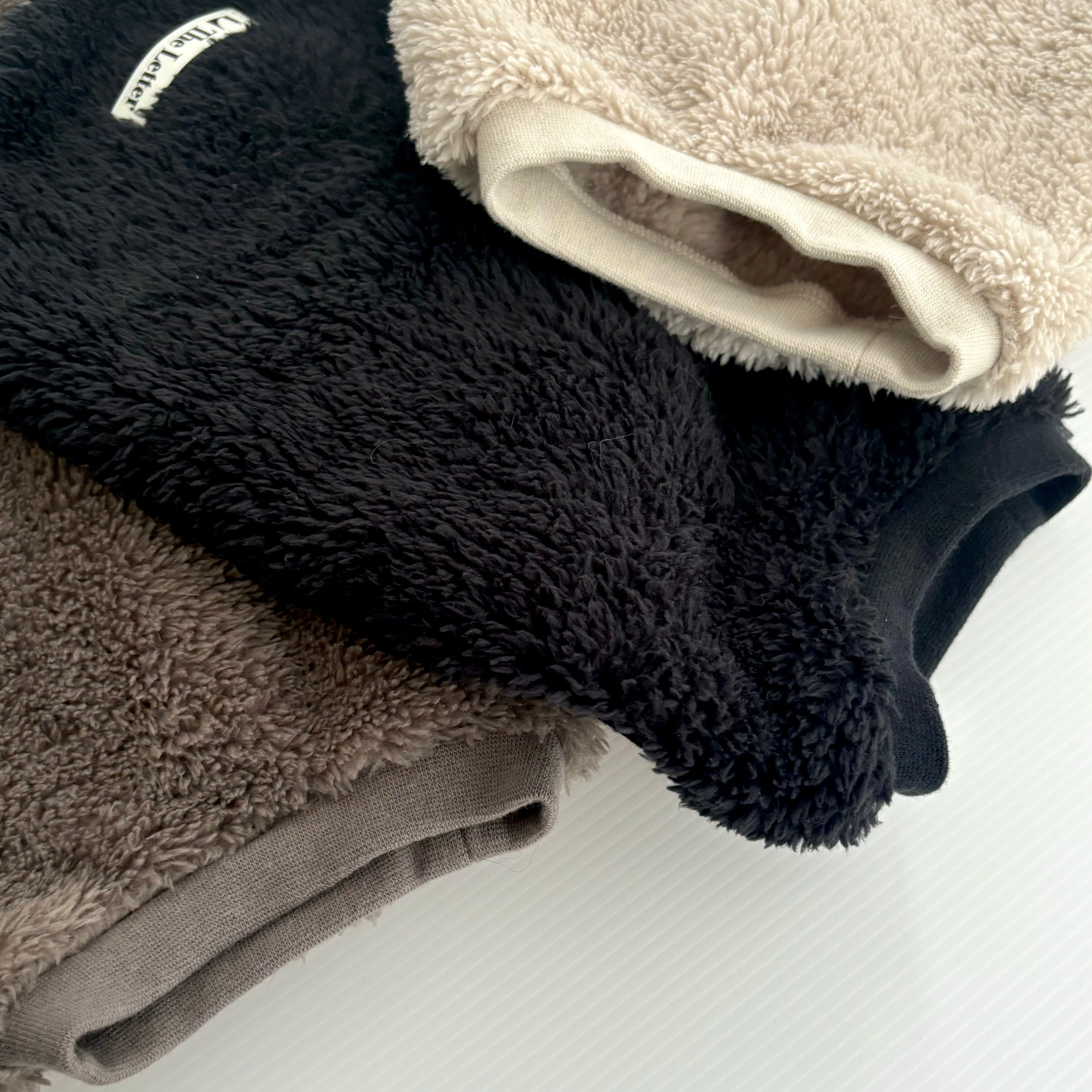 New ストレッチボアフリース T