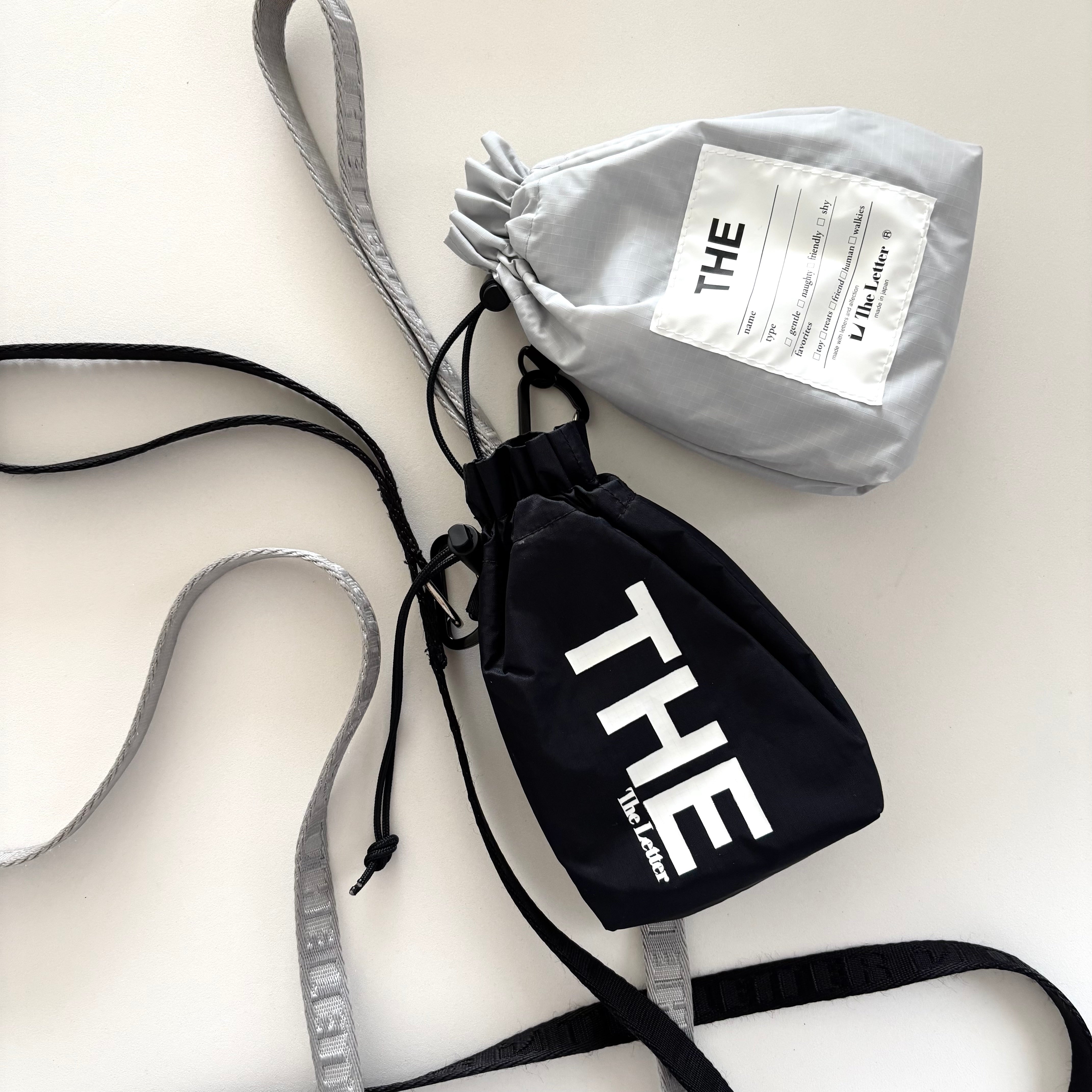 eco/THE mini マルチポーチS(ブラック/ベージュ/ライトグレー)