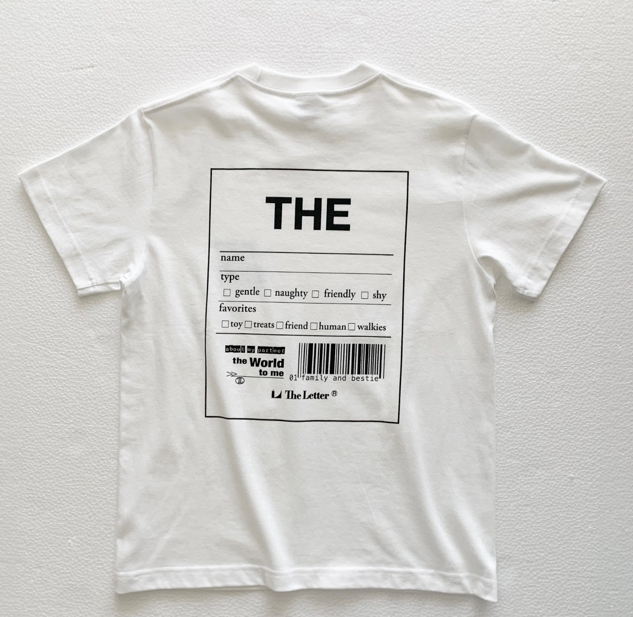 “THE”about my partner Tシャツ(半袖）