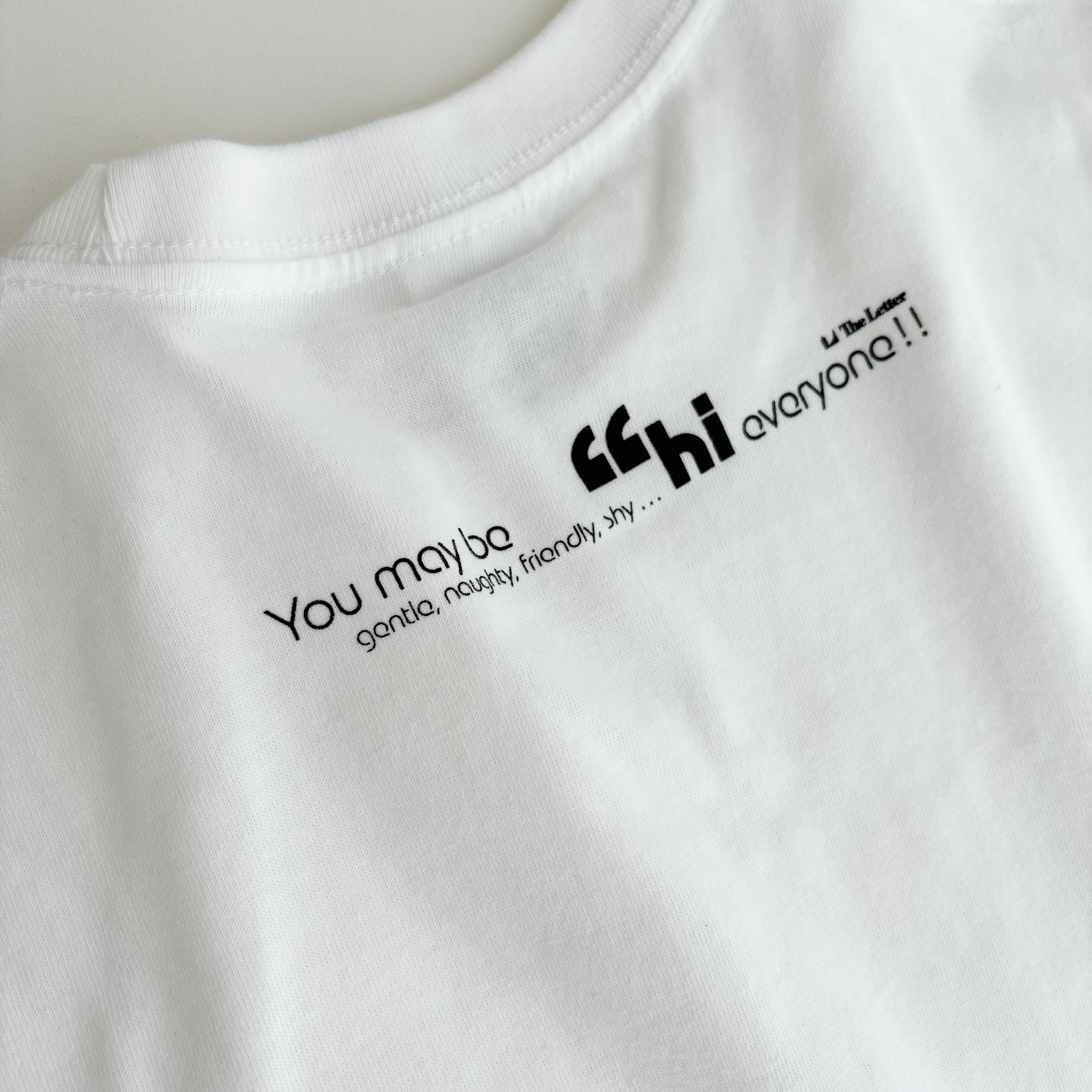 “hi everyone”オーナーズTシャツ