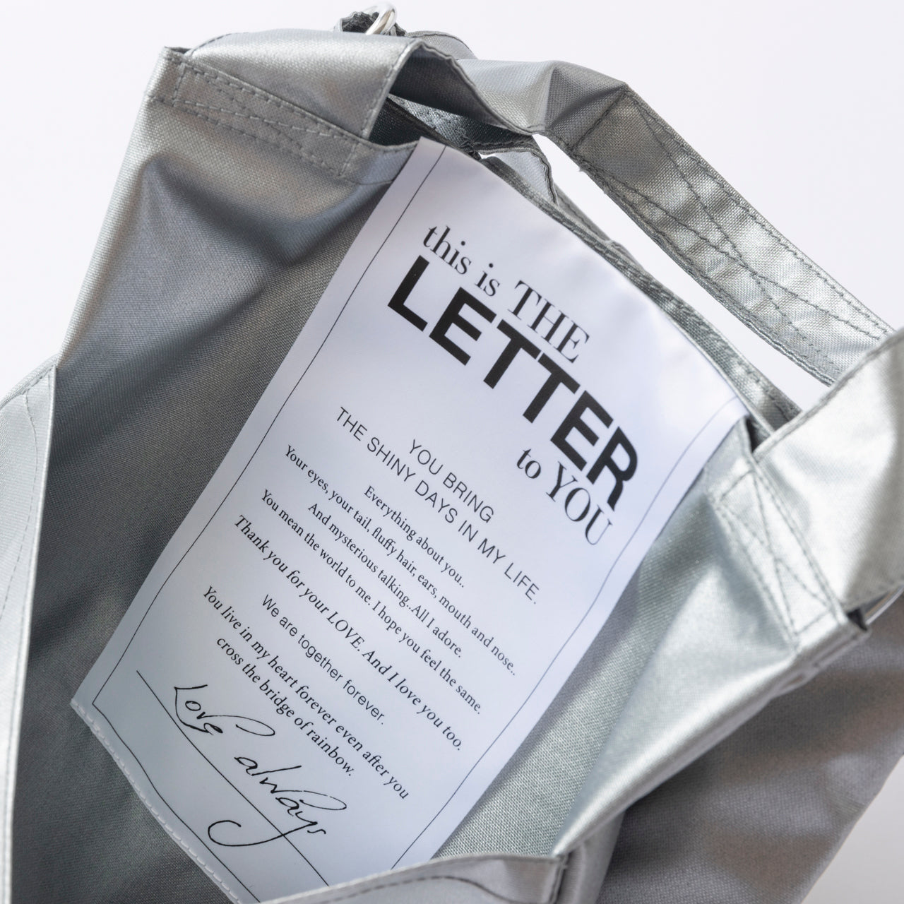 LETTER the BAG(メタリック）