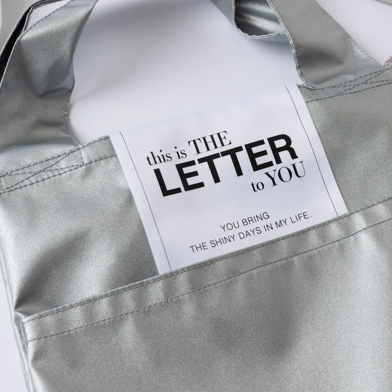 LETTER the BAG(メタリック）