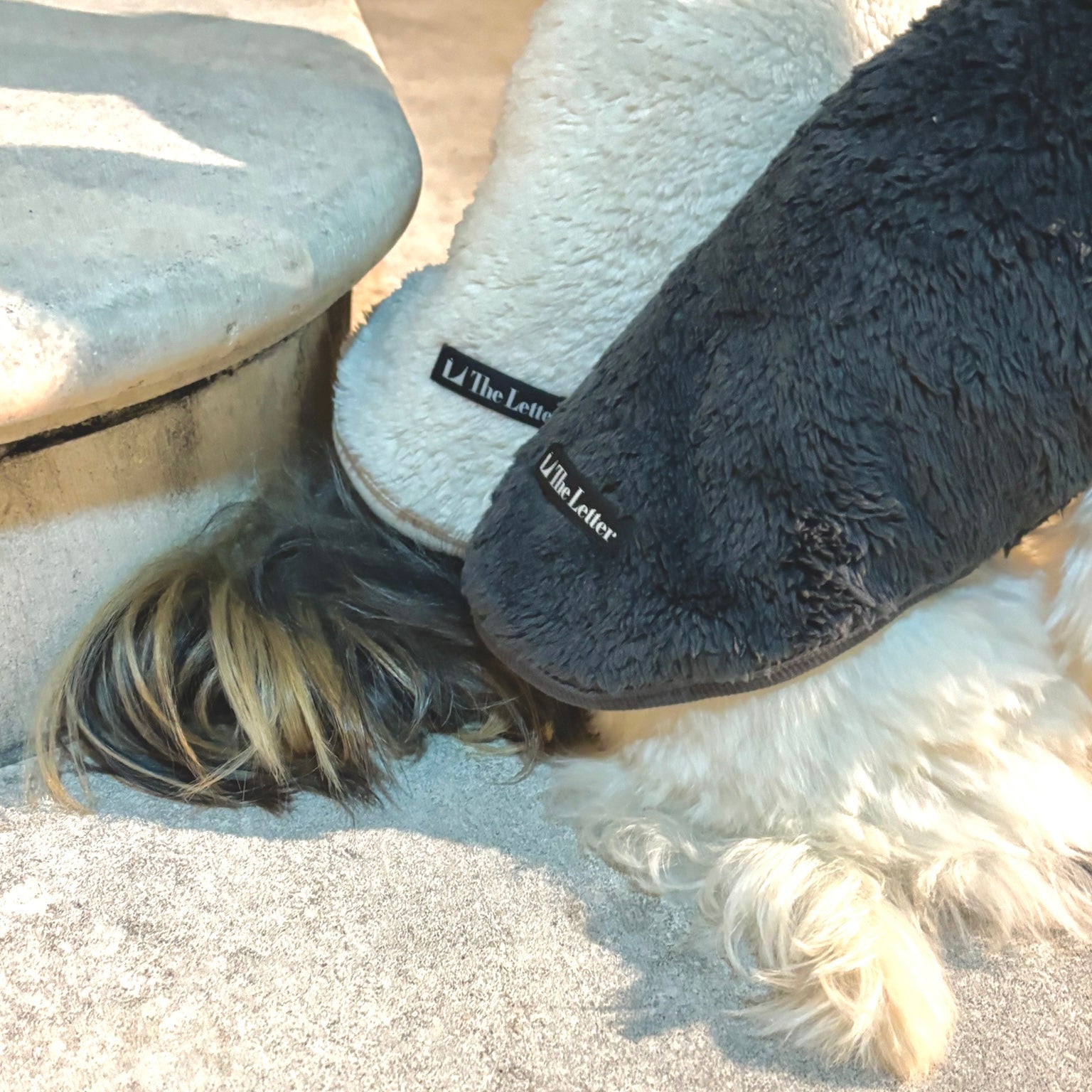 プレミアムBT ストレッチボアフリース T（ブルーグレー/スノーホワイト）